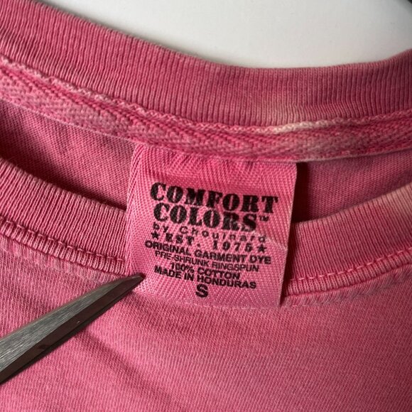 Comfort Colors Jekyll Island GA T Shirt Extra Small XS Adult Pink White Graphic - Picture 13 of 16
